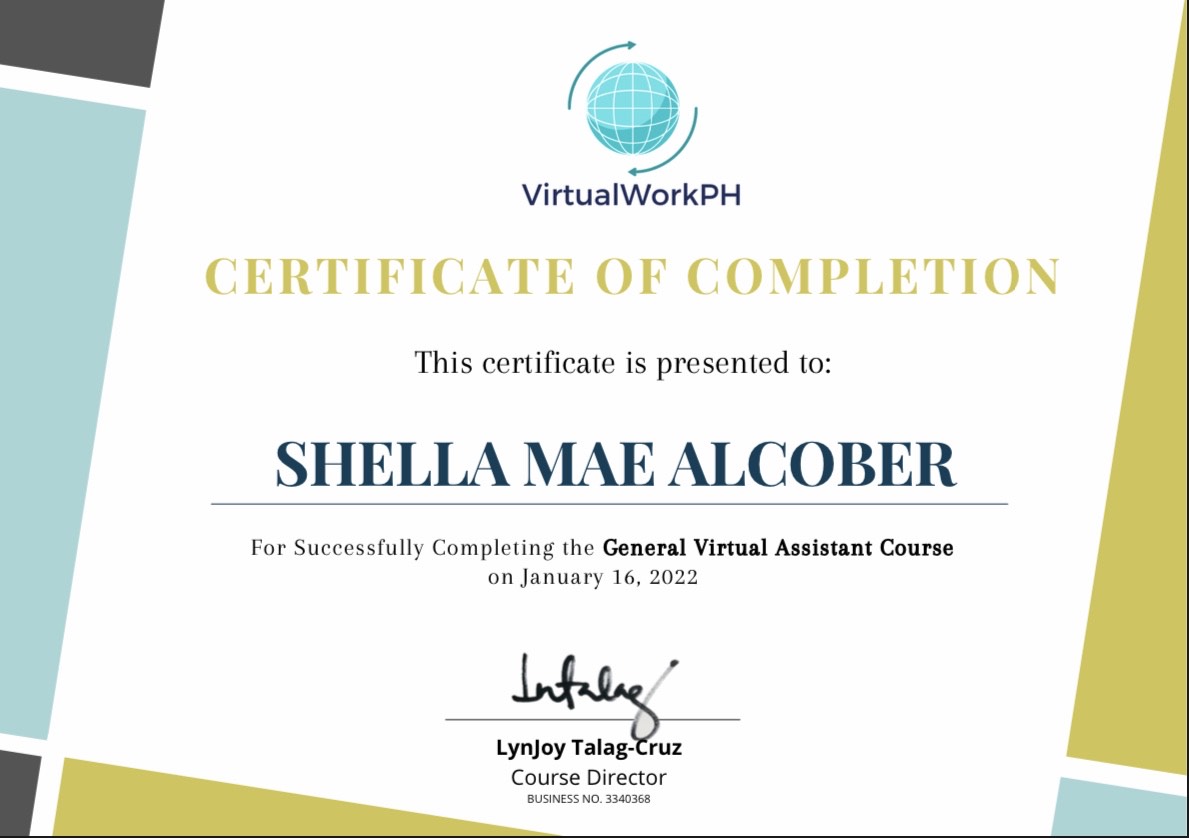 General Virtual Assistant Course