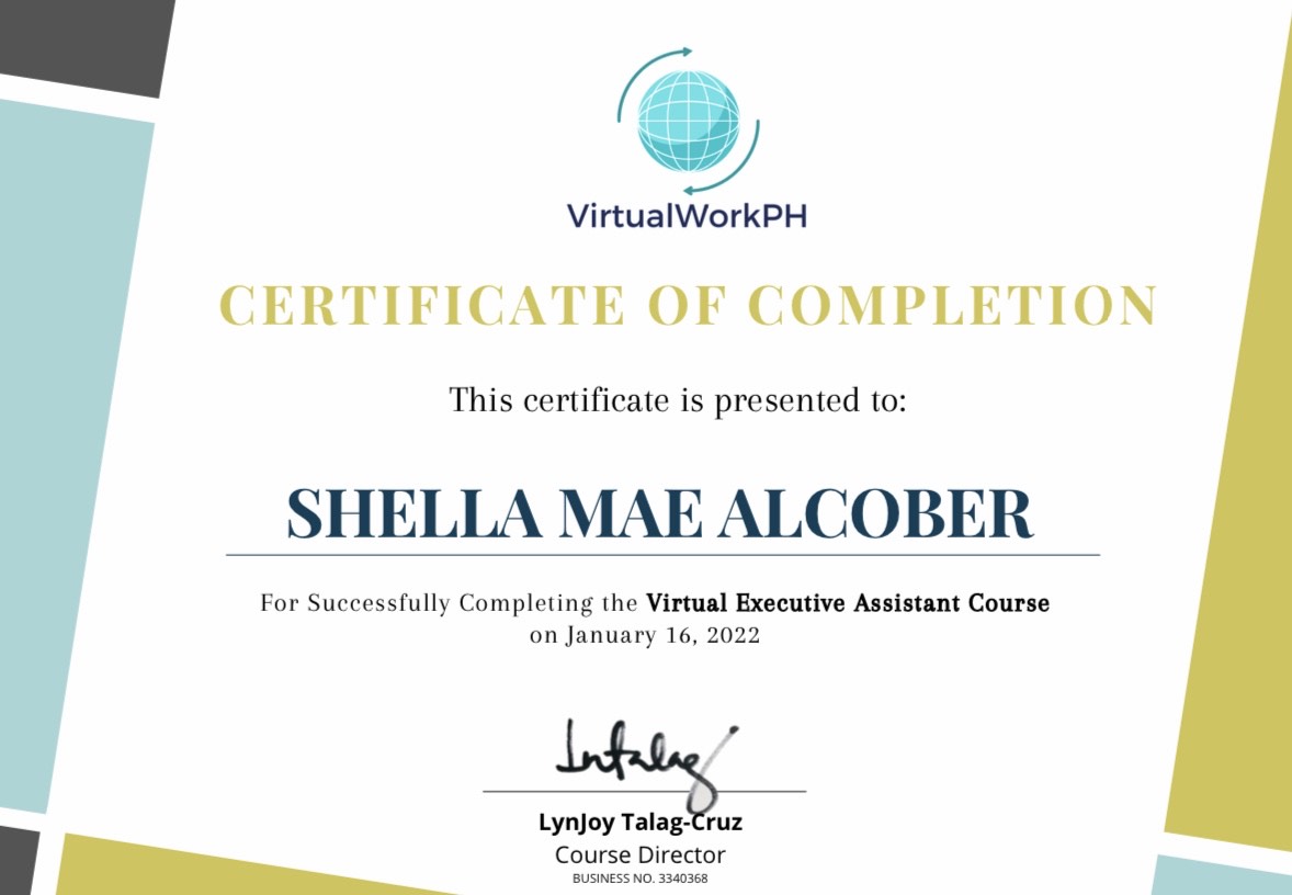 Virtual Executive Assistant Course