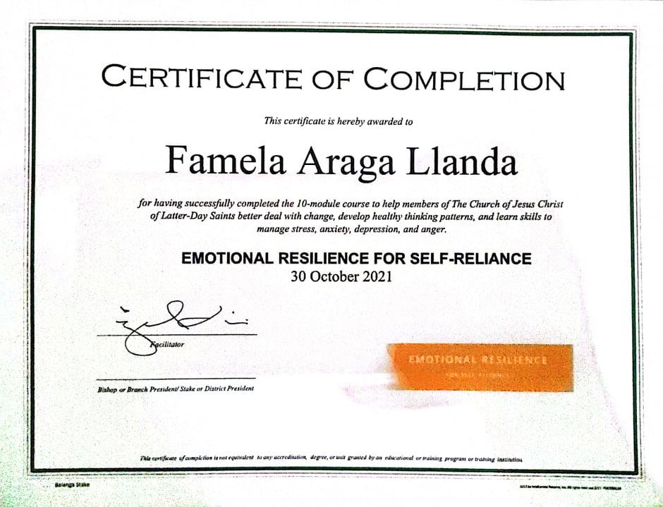 Emotional Resilience for Self-Reliance