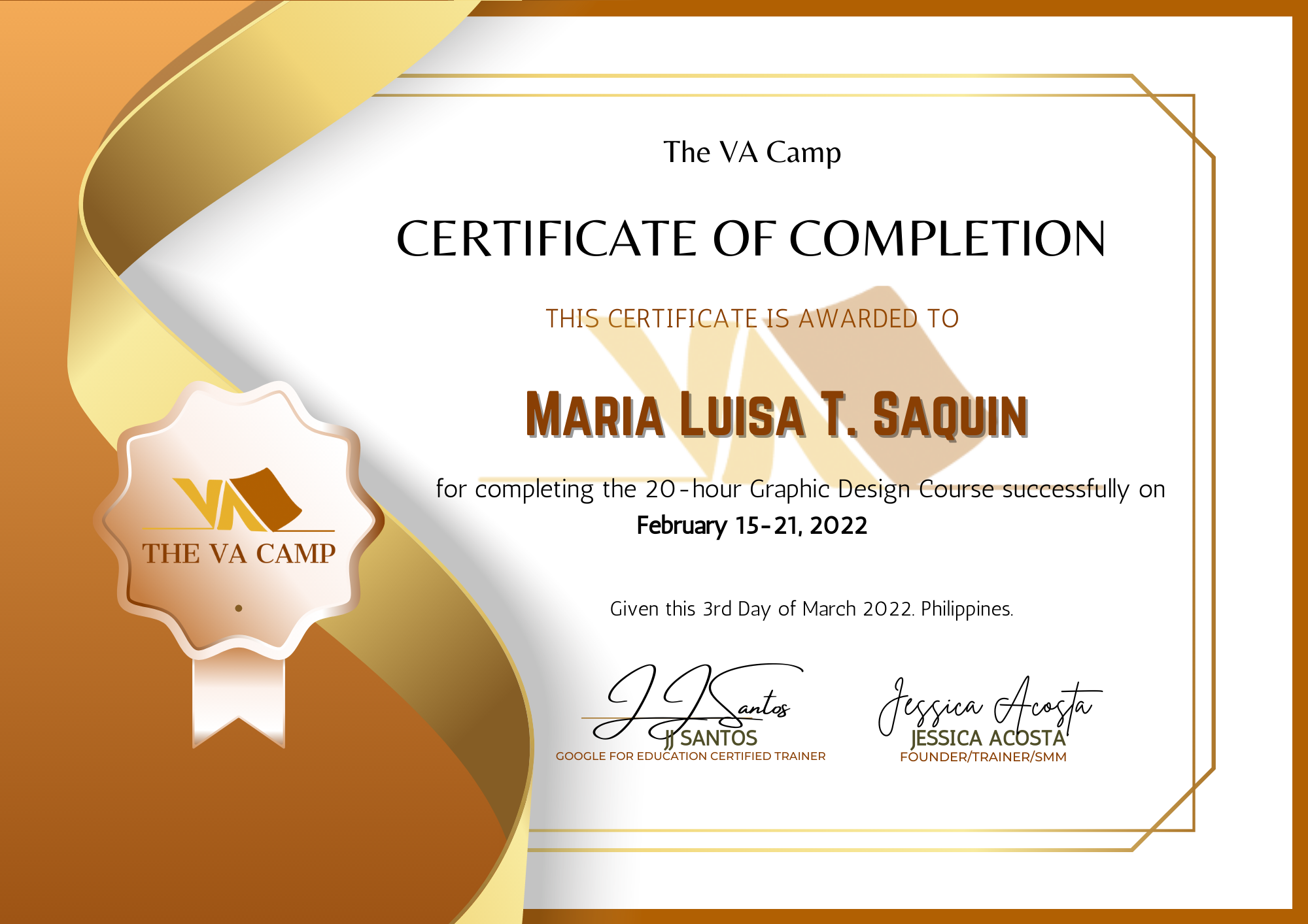 Graphic Design Course Certification