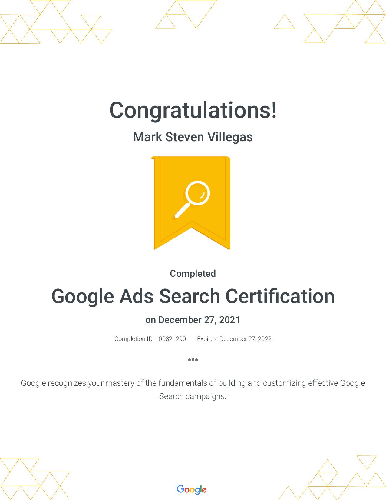 Google Ads Search