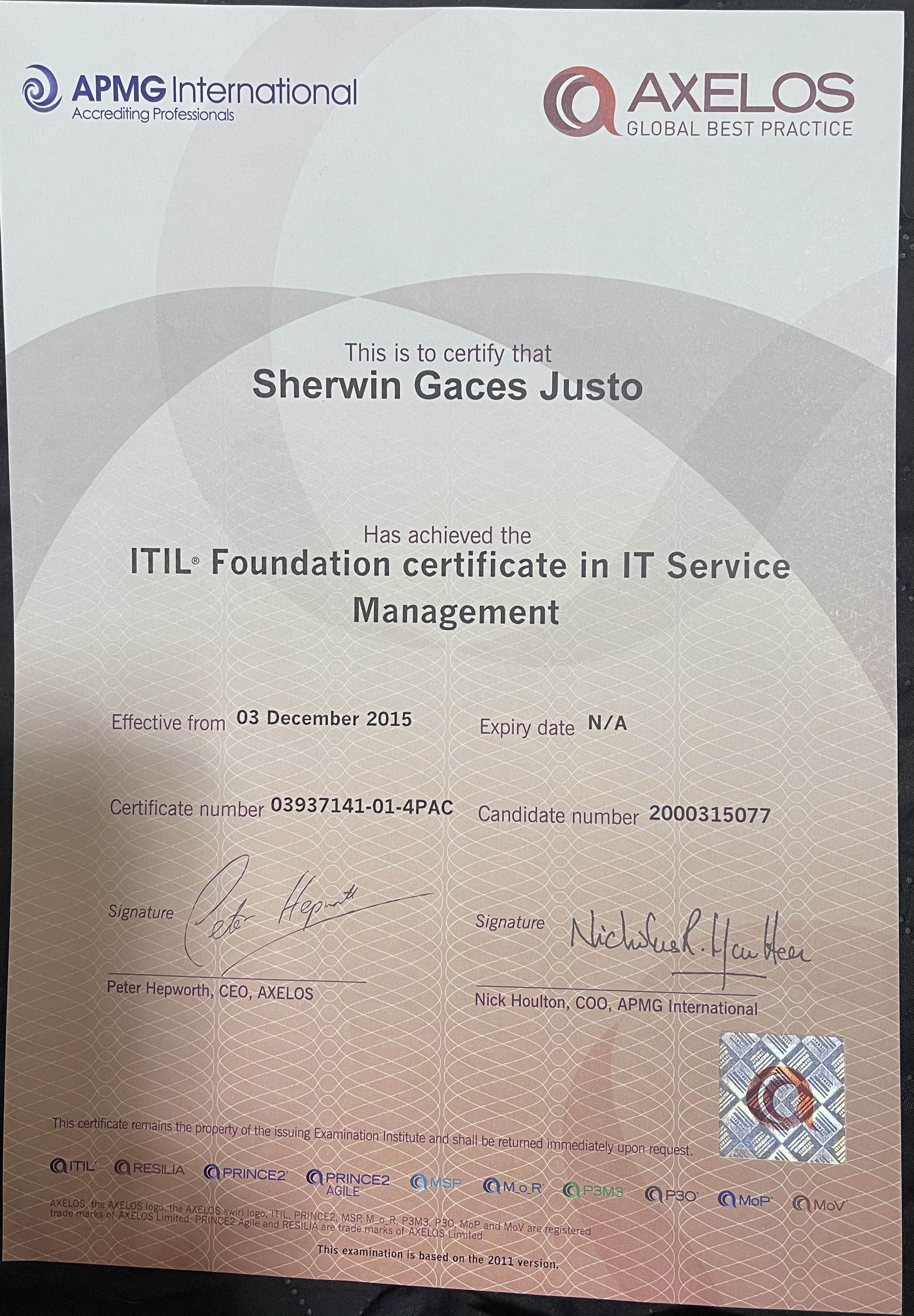 ITIL Foundation