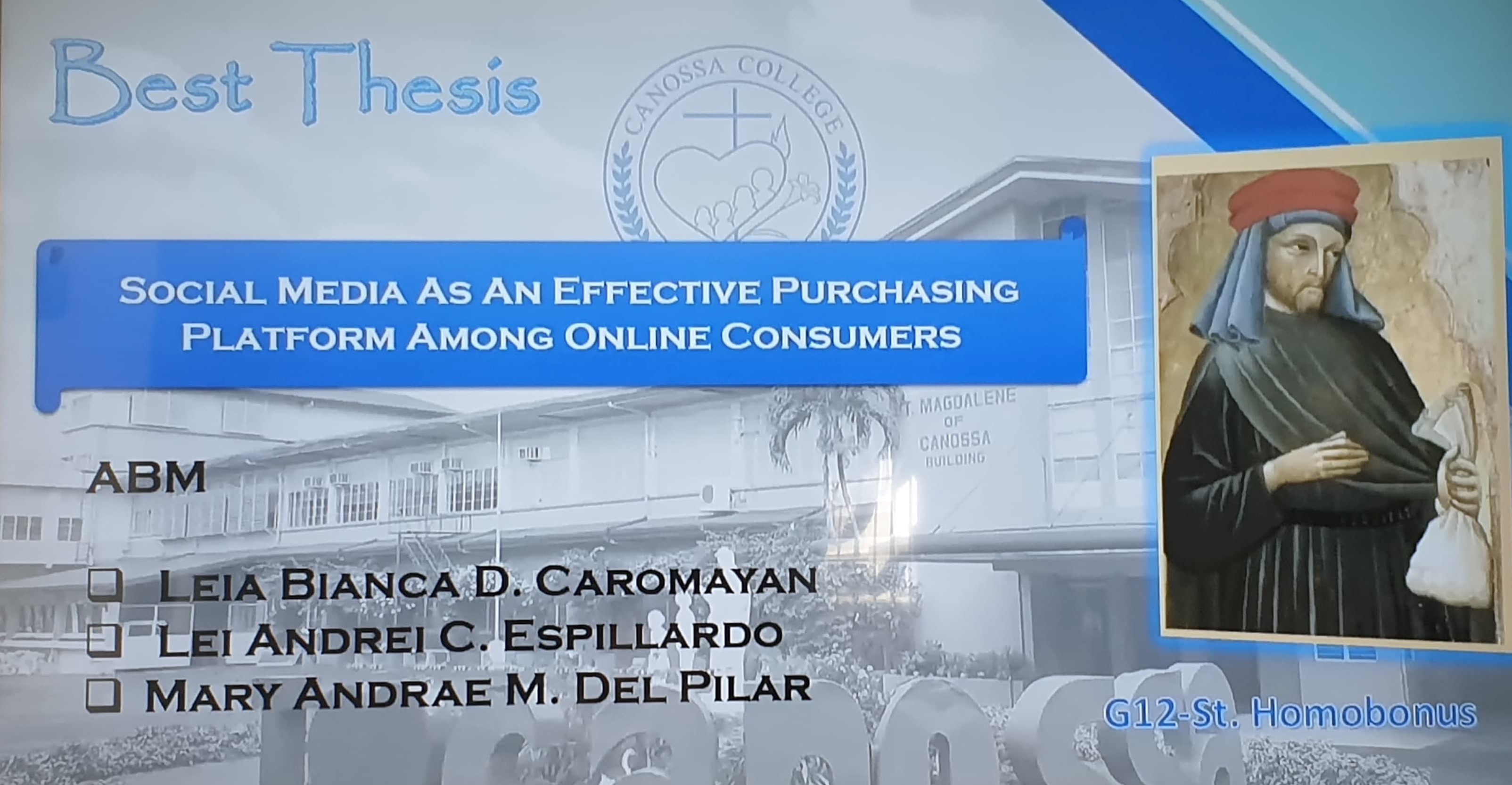 Best Thesis; Social Media As An Effective Purchasing Platform Among Online Consumers