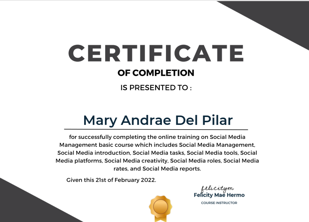 Social Media Manager Training Course