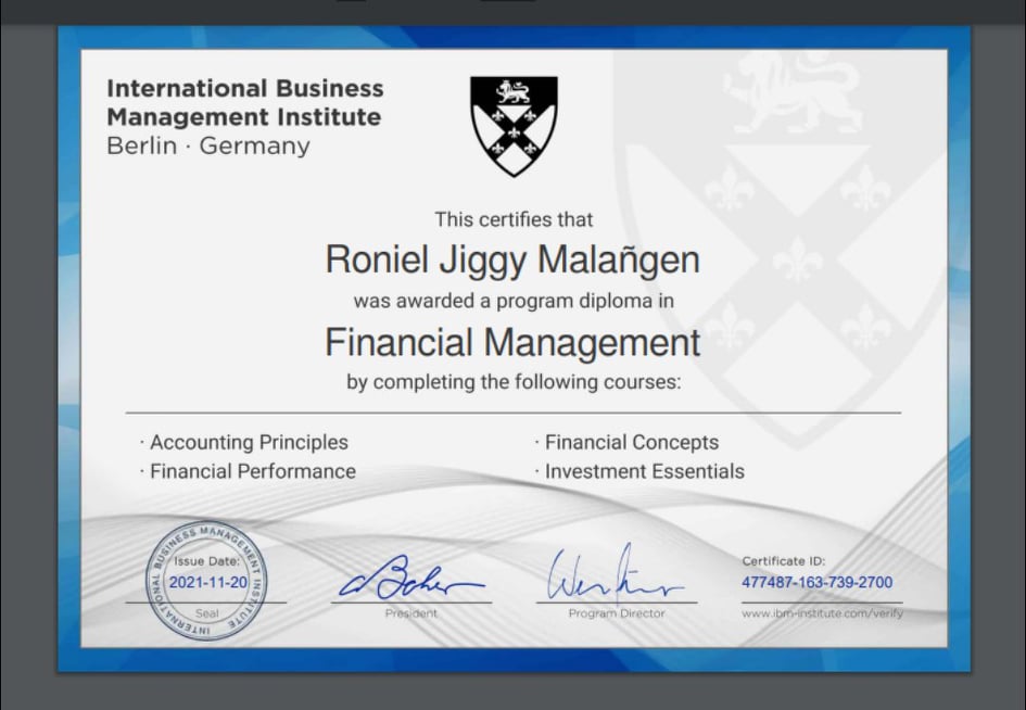 Financial Management Course