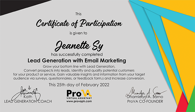 Lead Generation with E-mail Marketing