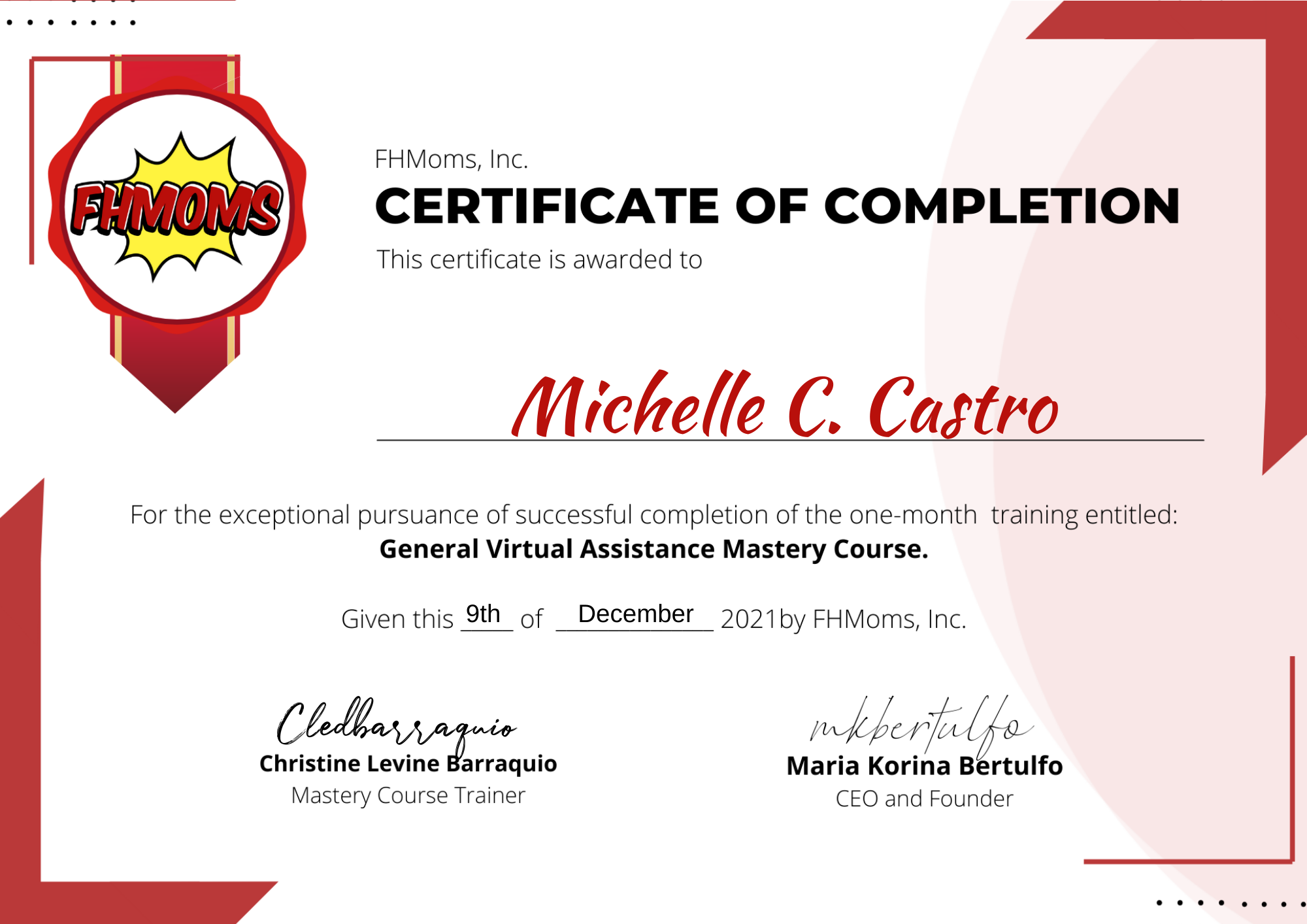 General Virtual Assistance Mastery Course