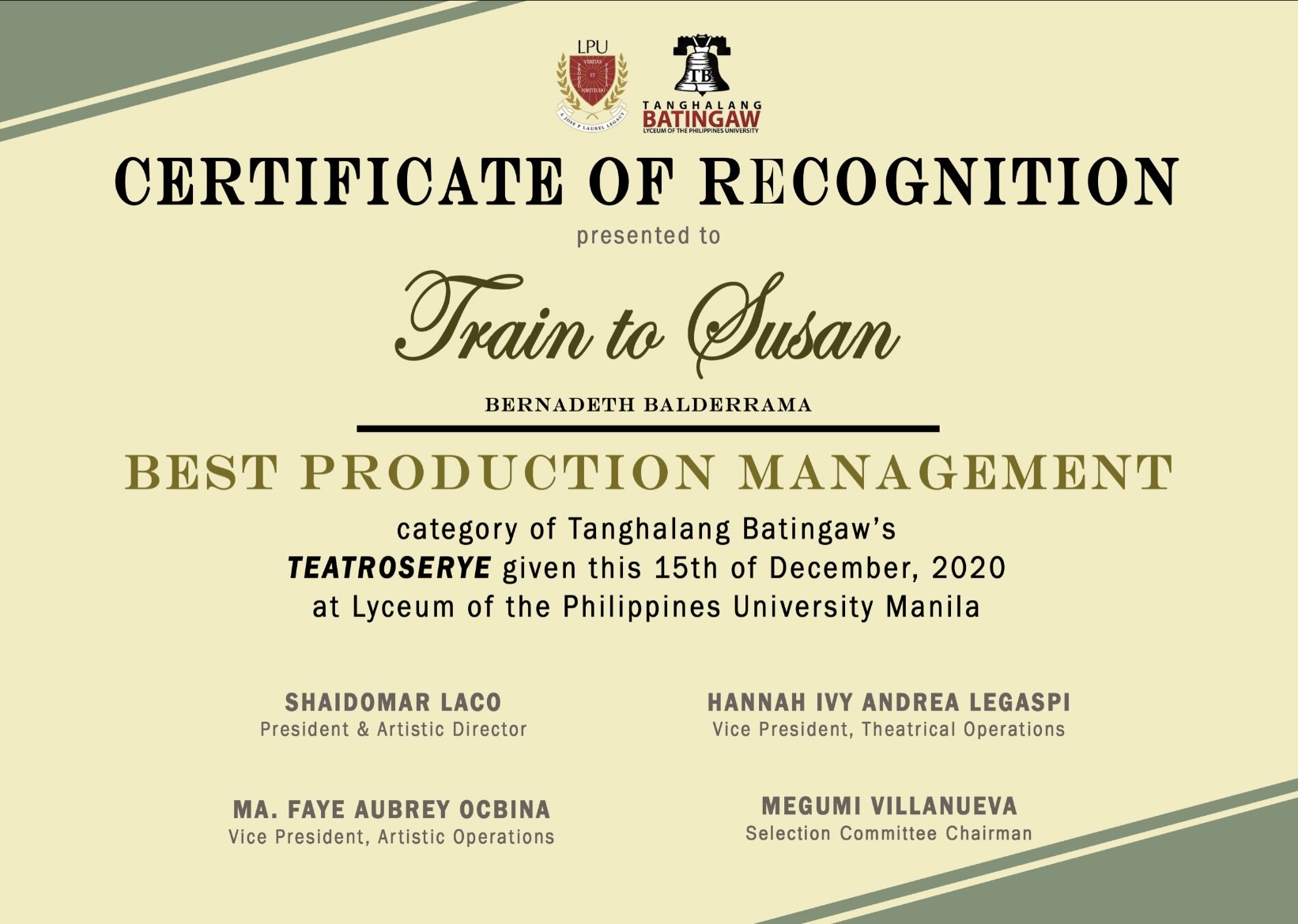 Best Production Management