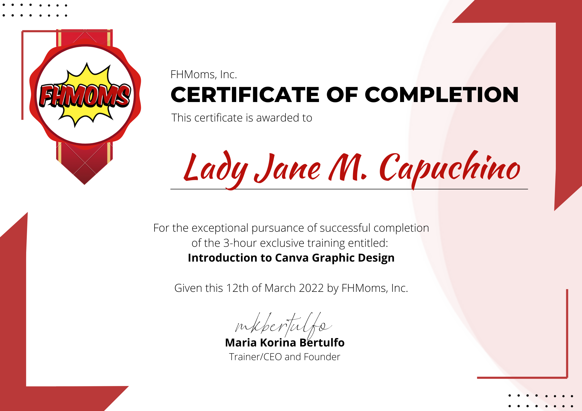 Canva Graphic Design Training