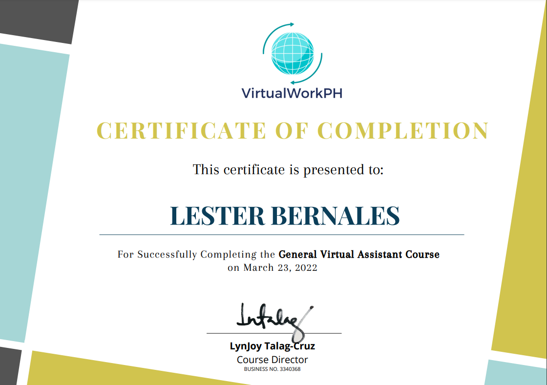 General Virtual Assistant Course