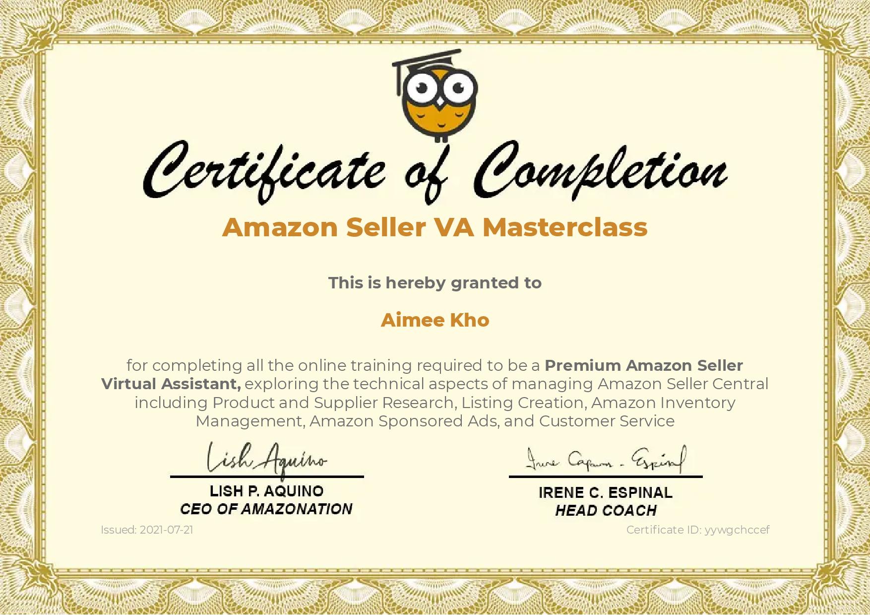 Amazon Seller VA Masterclass