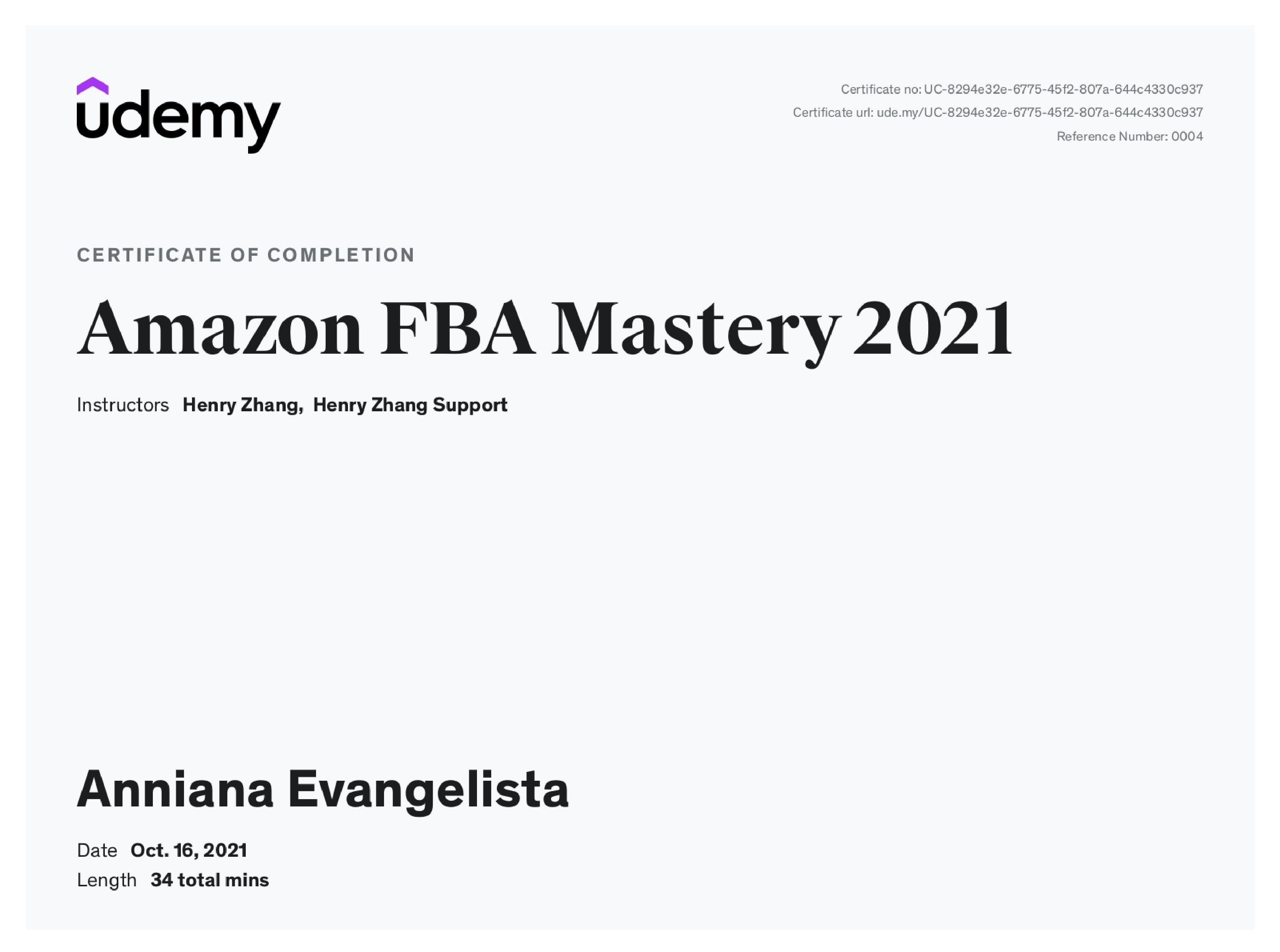 Amazon FBA Mastery 2021