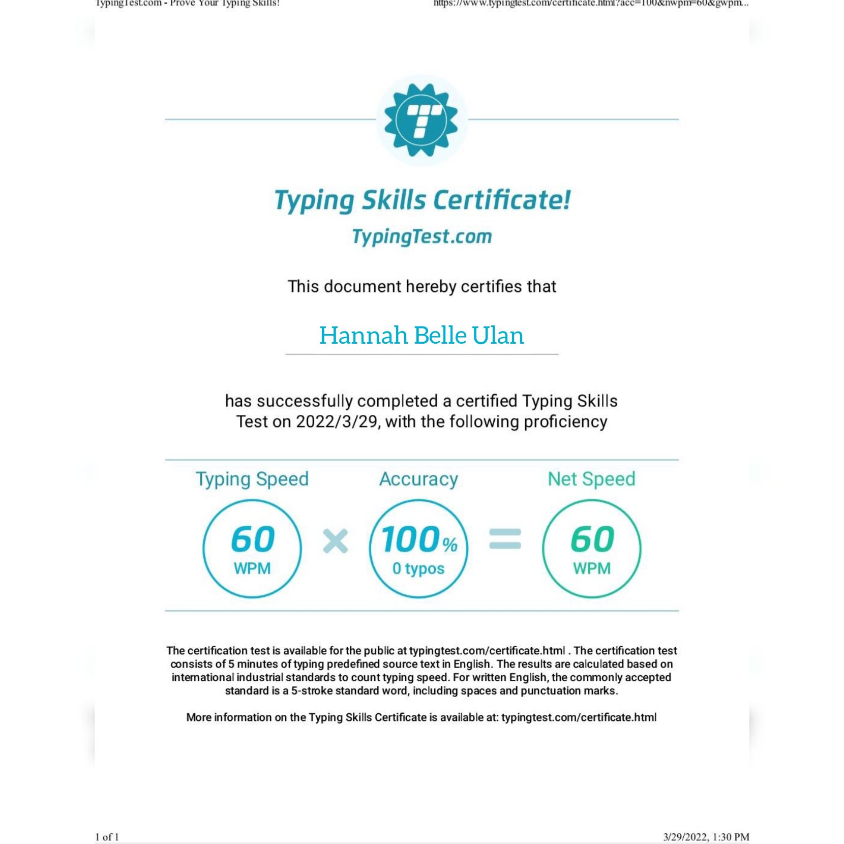 Typing Test