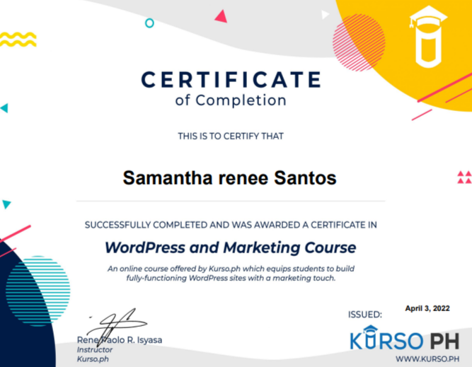 WordPress and Marketing Course