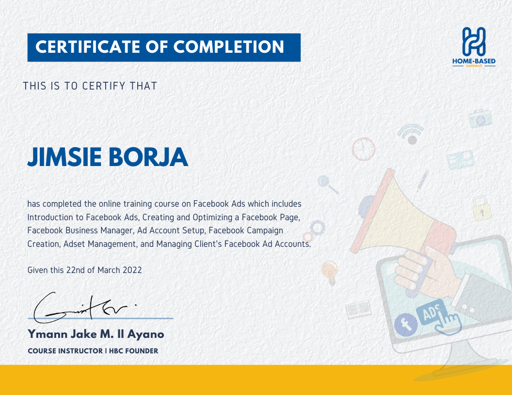 Facebook Ads Certificate