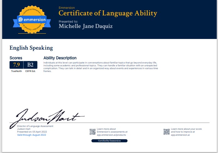 English Speaking