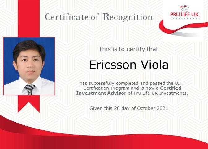 Certified Investment Advisor (CIA)