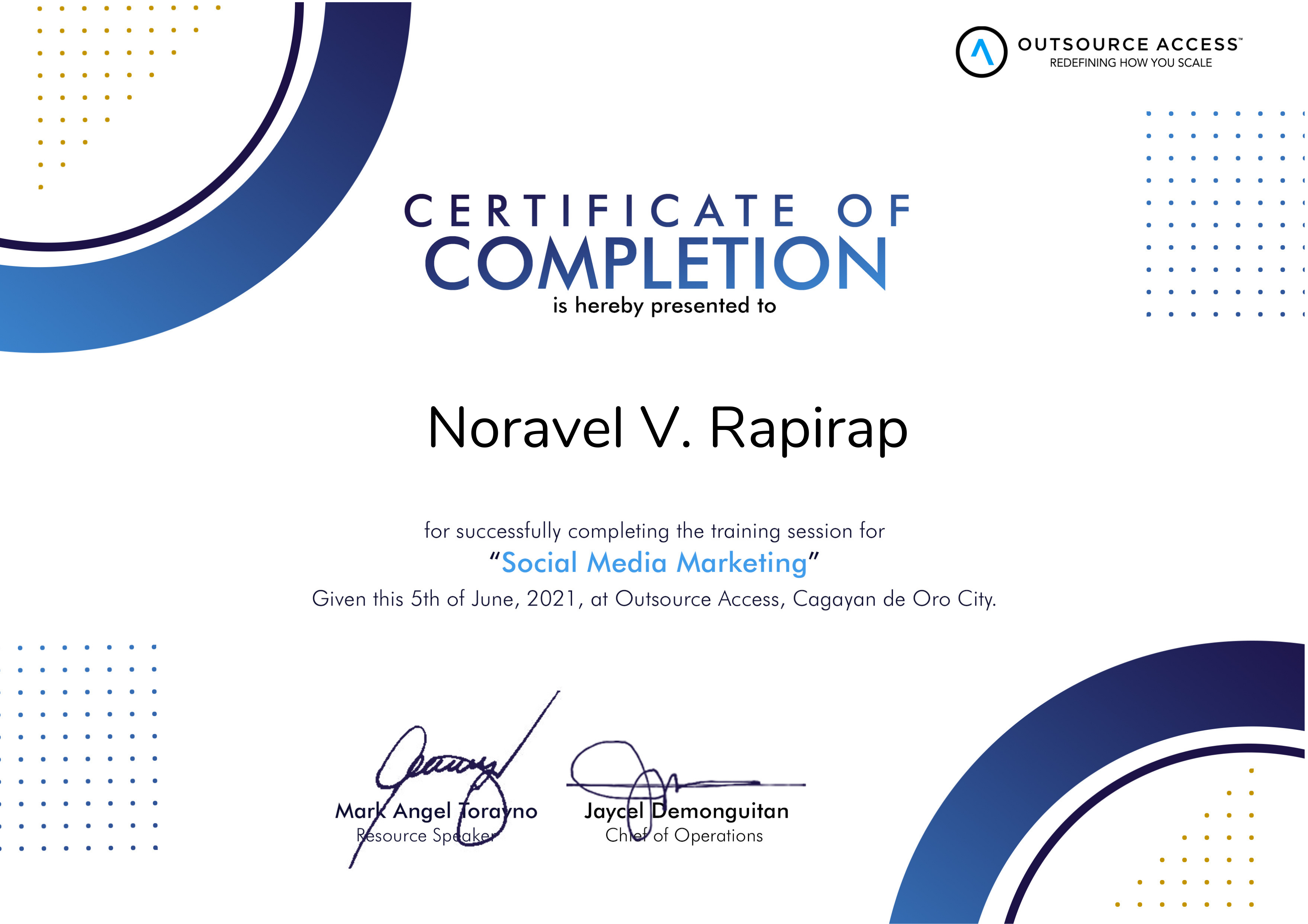 Social Media Marketing Training