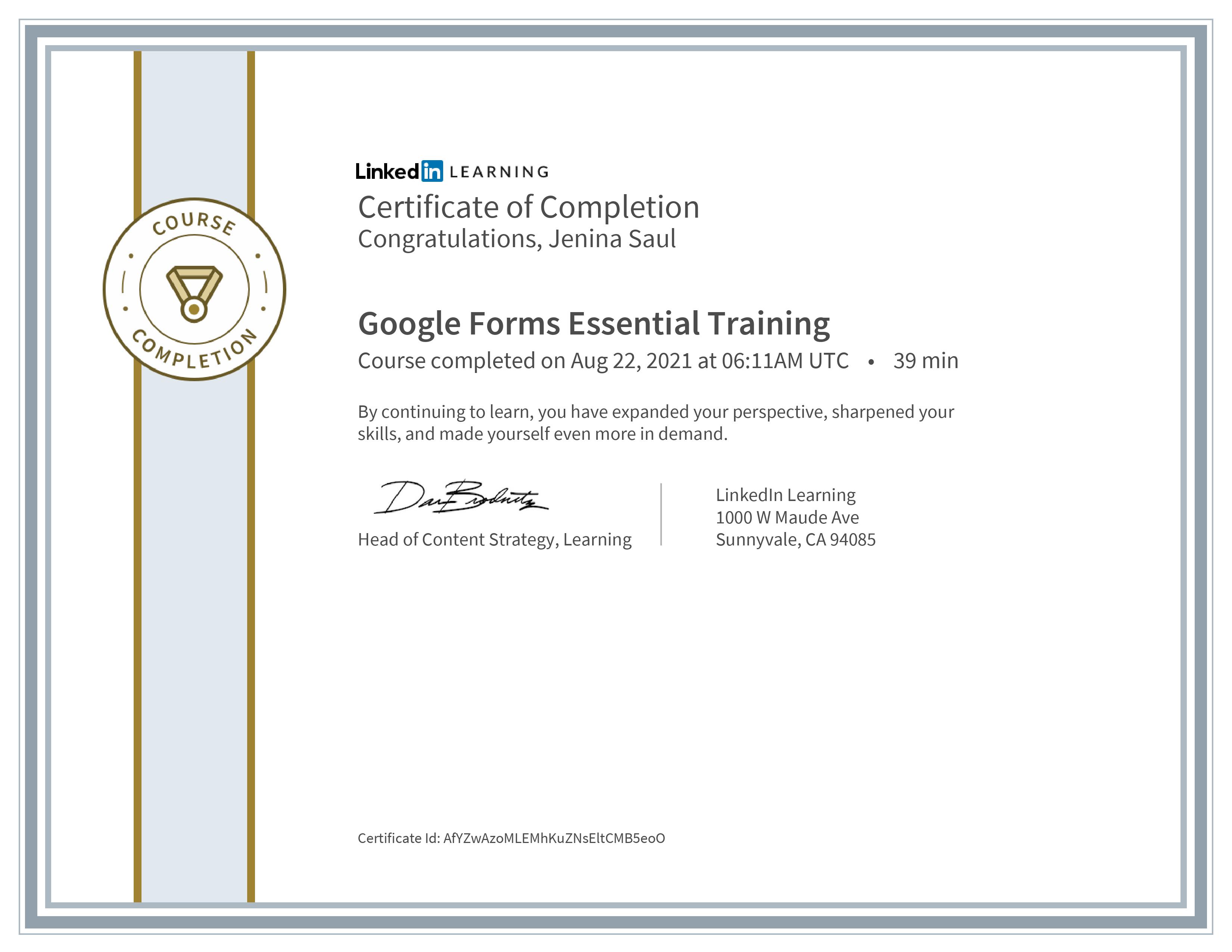 Google Forms Training