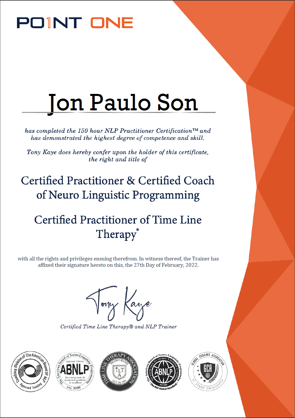 Neur Linguistic Programming