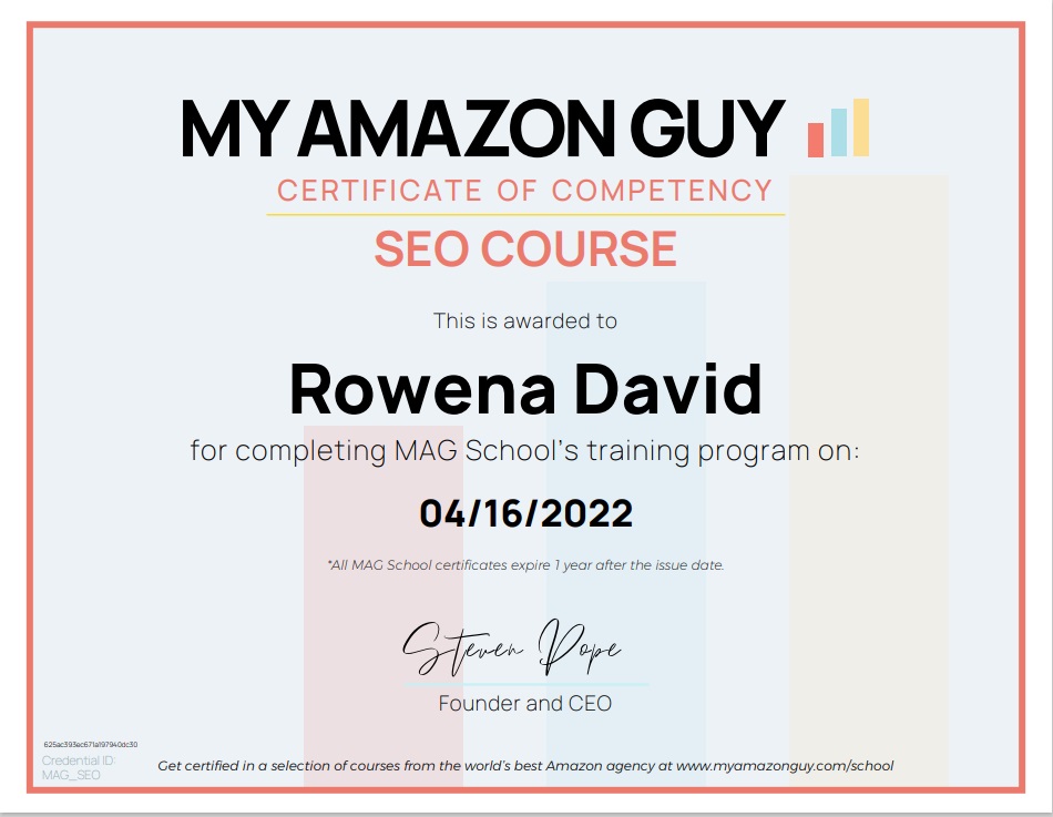 Amazon SEO Course