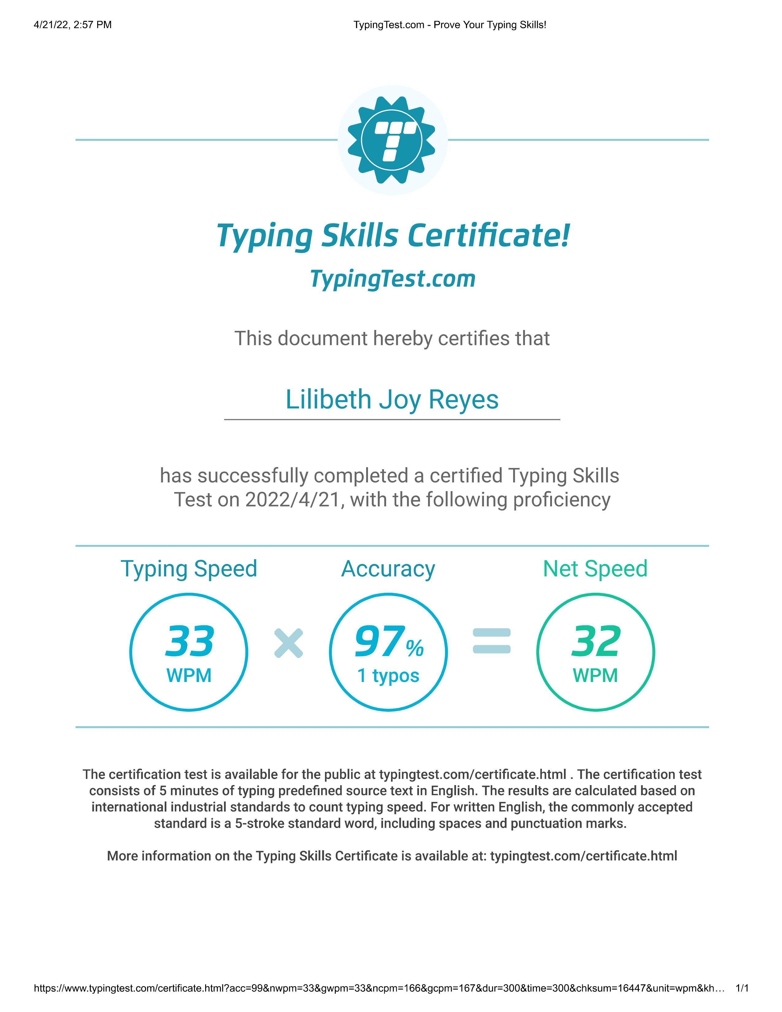 Typing Test