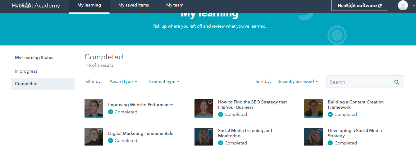 Hubspot Academy