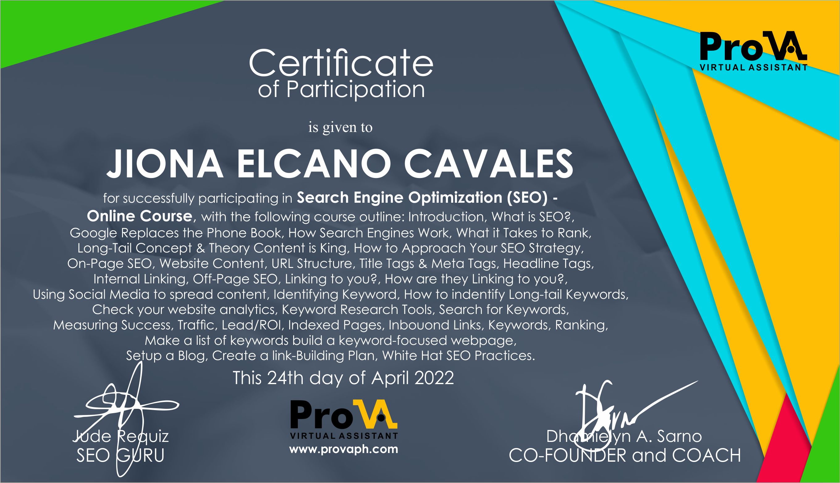 Search Engine Optimization