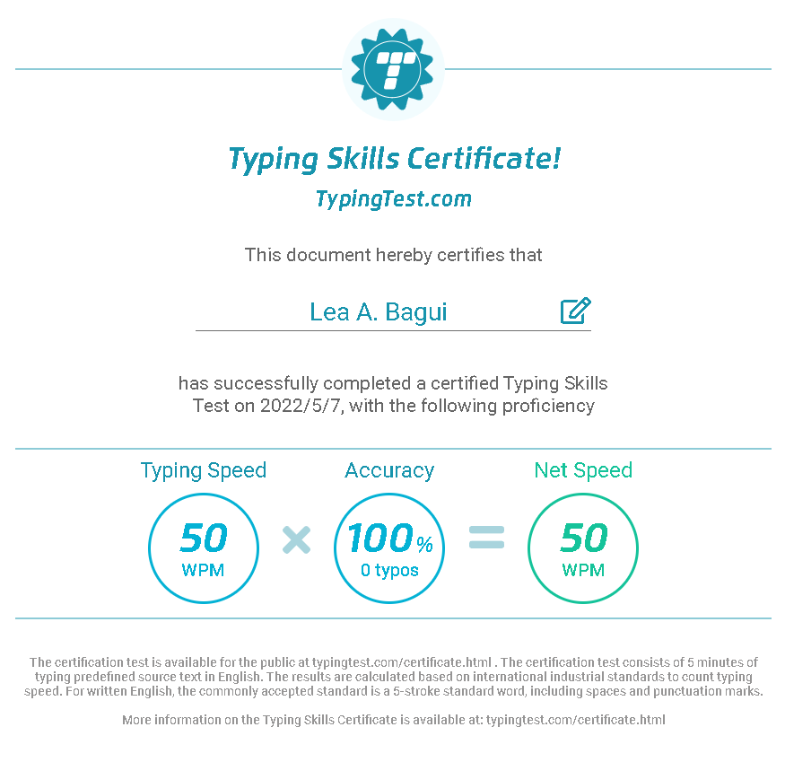 Typing Test