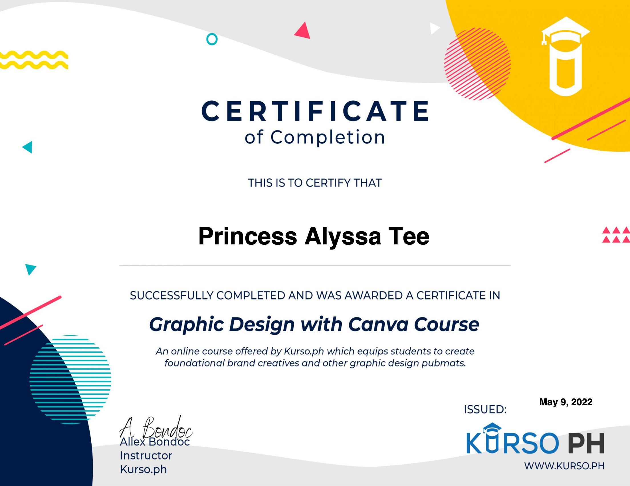 Certificate in Graphic Design with Canva Course