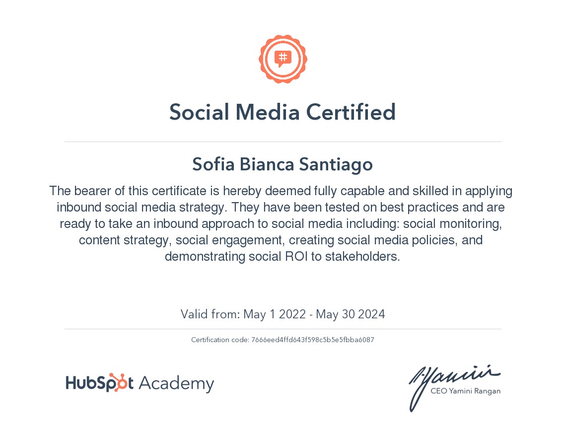 Social Media Certified