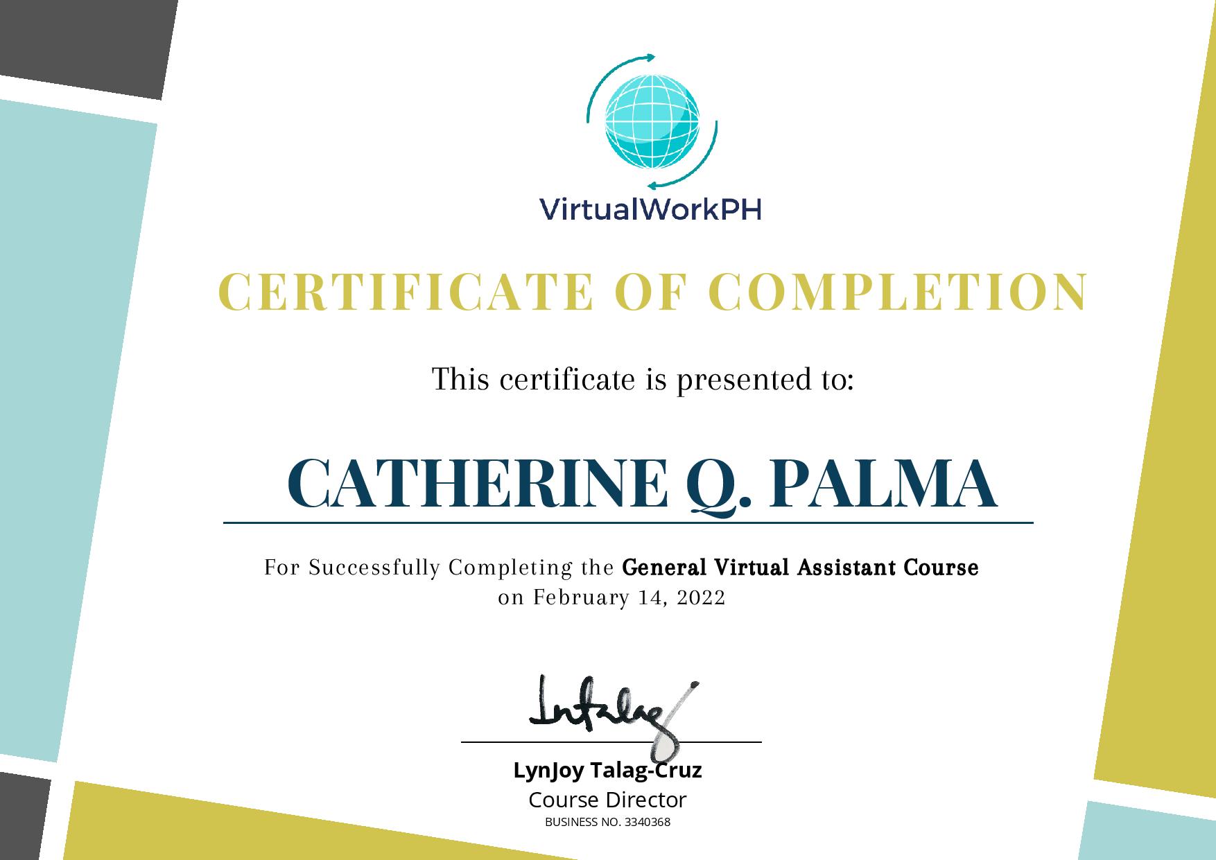 General Virtual Assistant Course