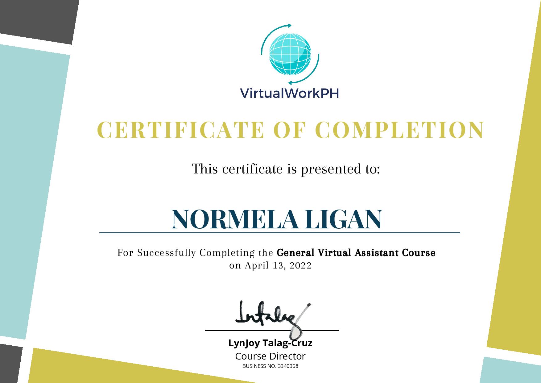 General Virtual Assistant Online Course