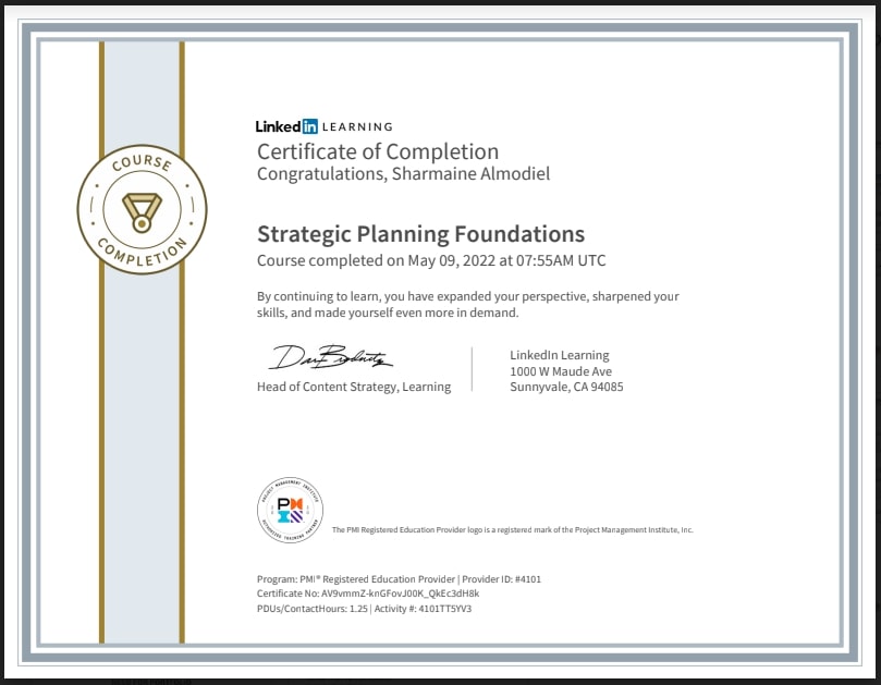 Strategic Planning Foundations