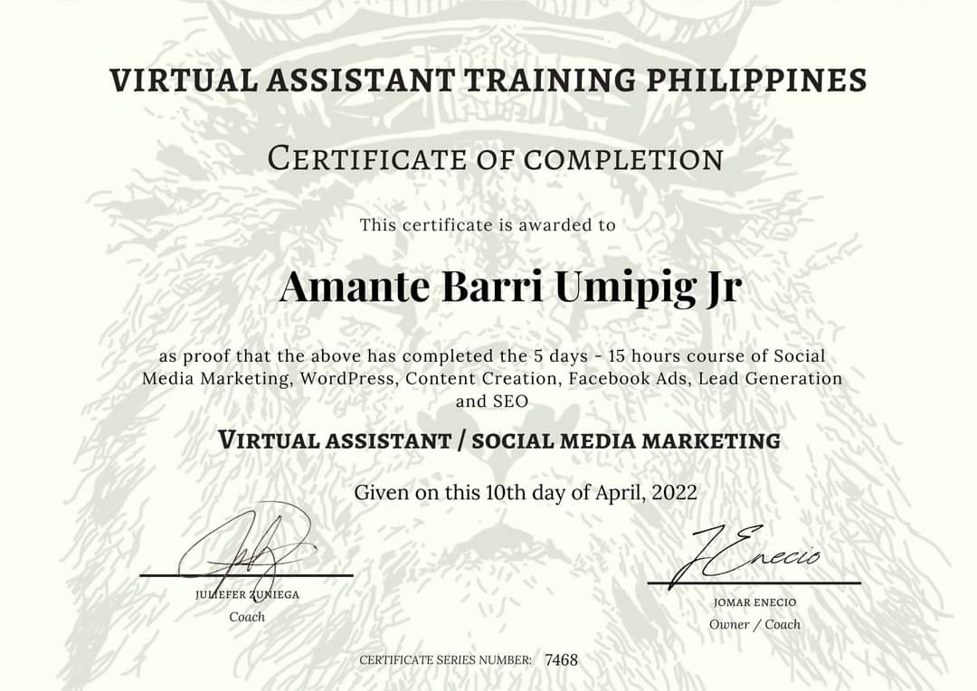 Virtual Assistant and Social Media Marketing