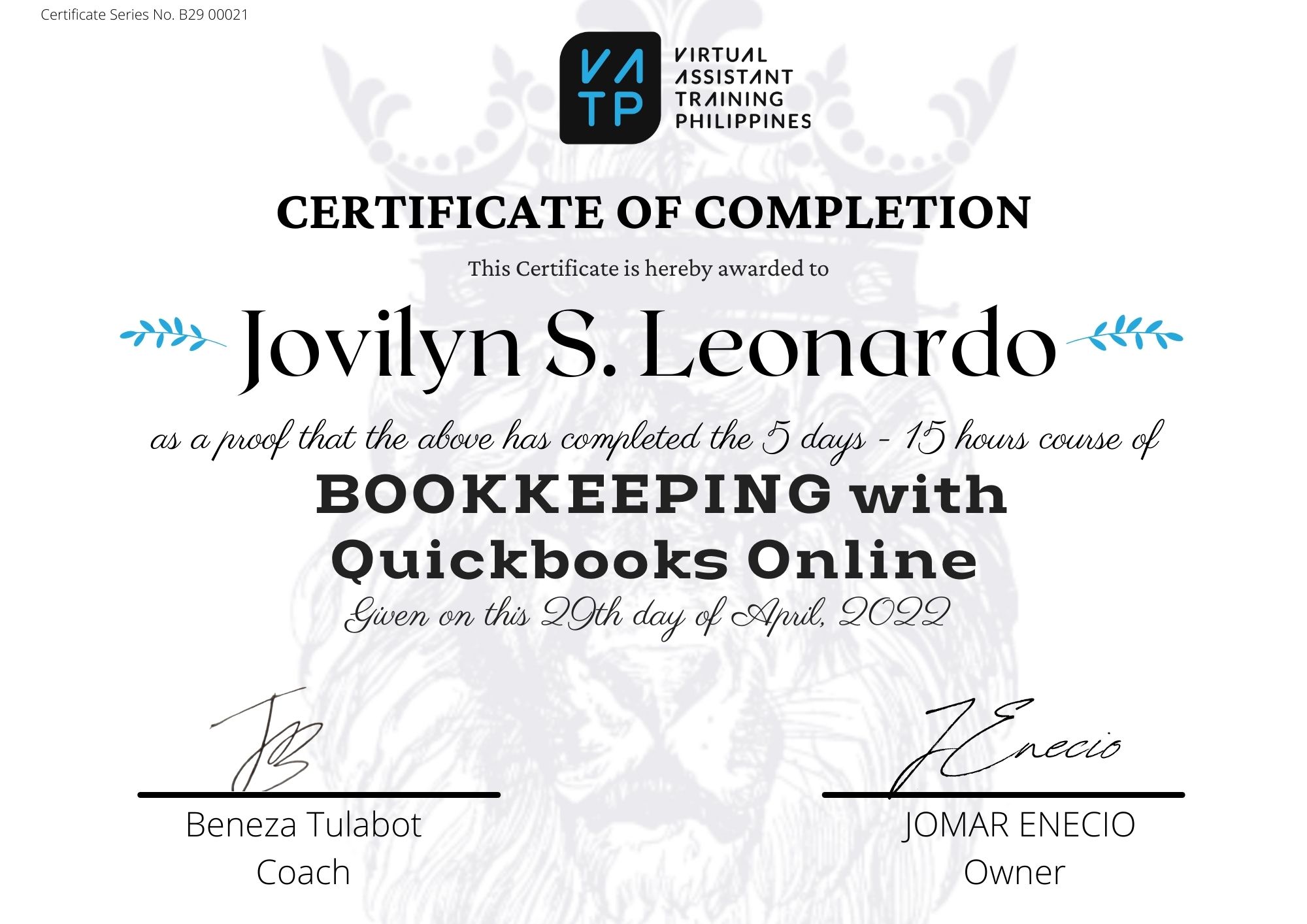 Bookkeeping with Quickbooks Online