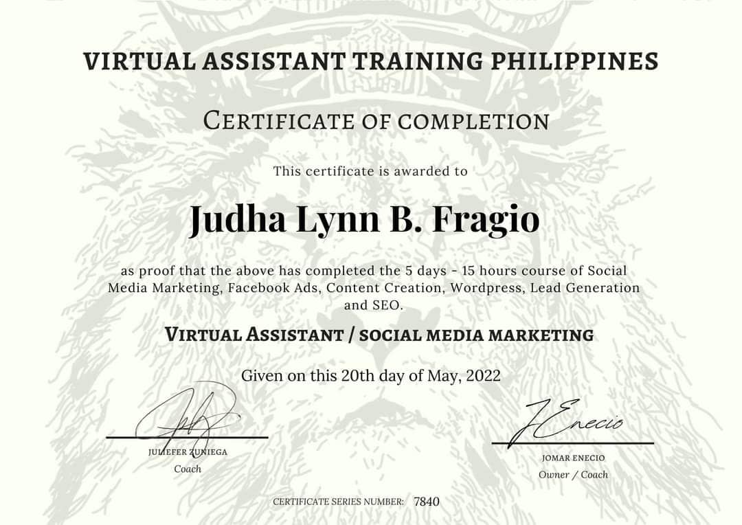 Virtual Assistant /Social Media Marketing