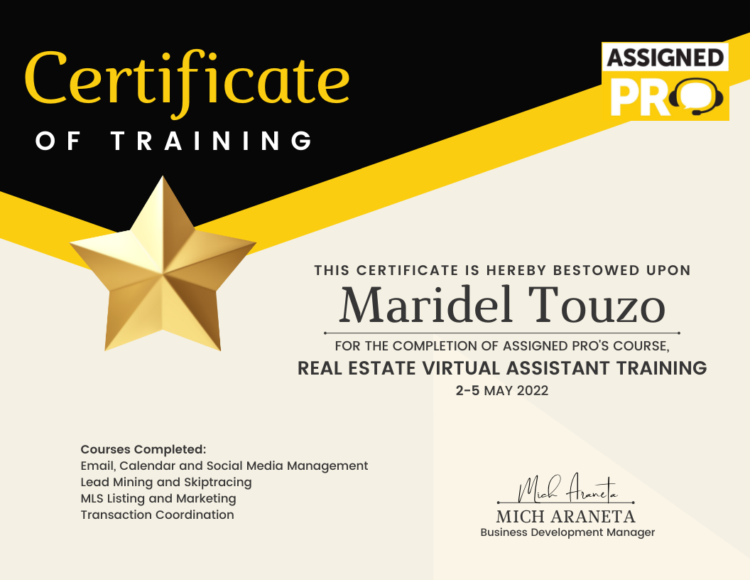 Real Estate Virtual Assistant