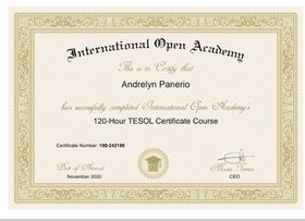 TESOL CERTIFICATE