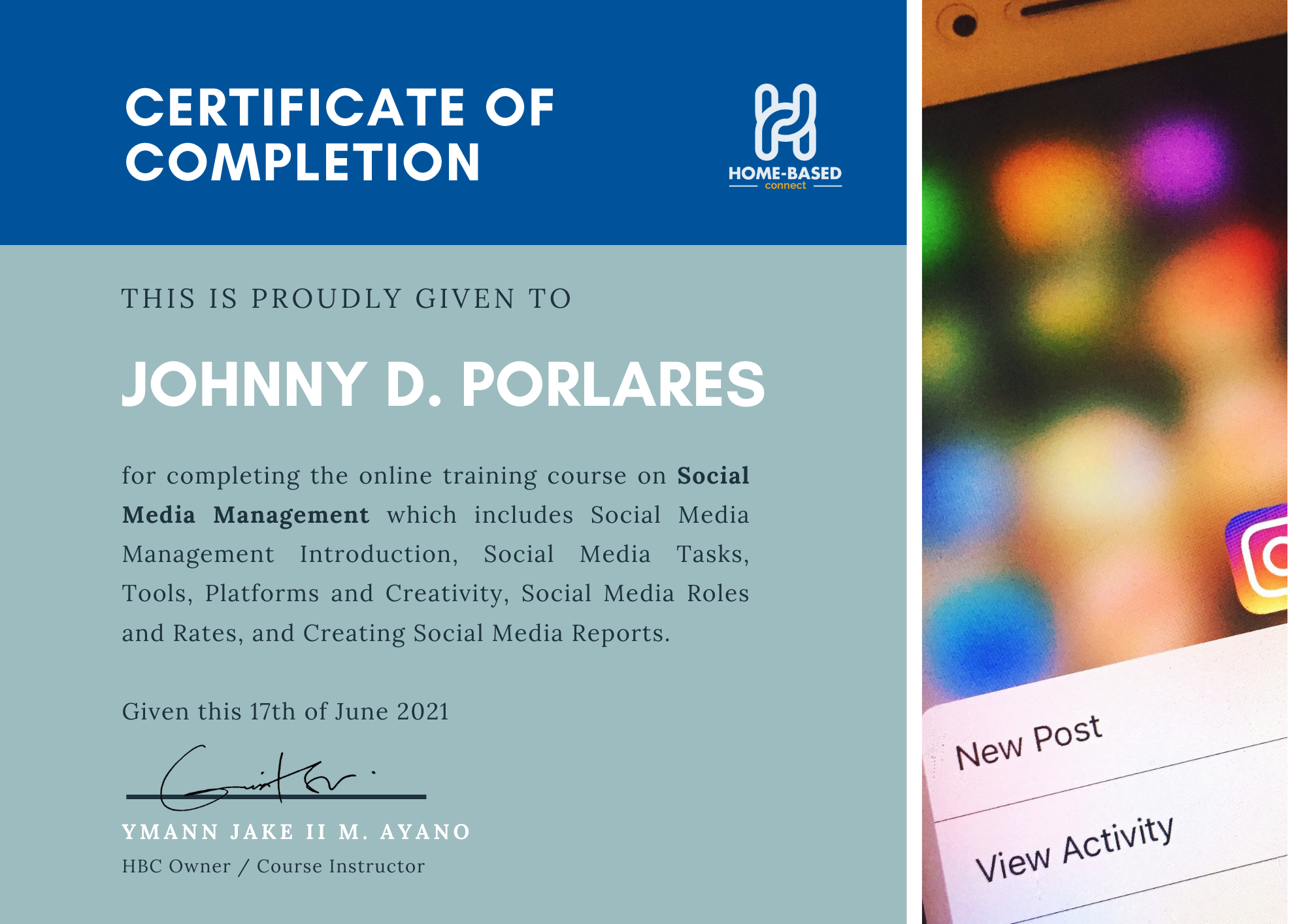 Johnny Dologuin Porlares // Virtual Assistant - Myprofile