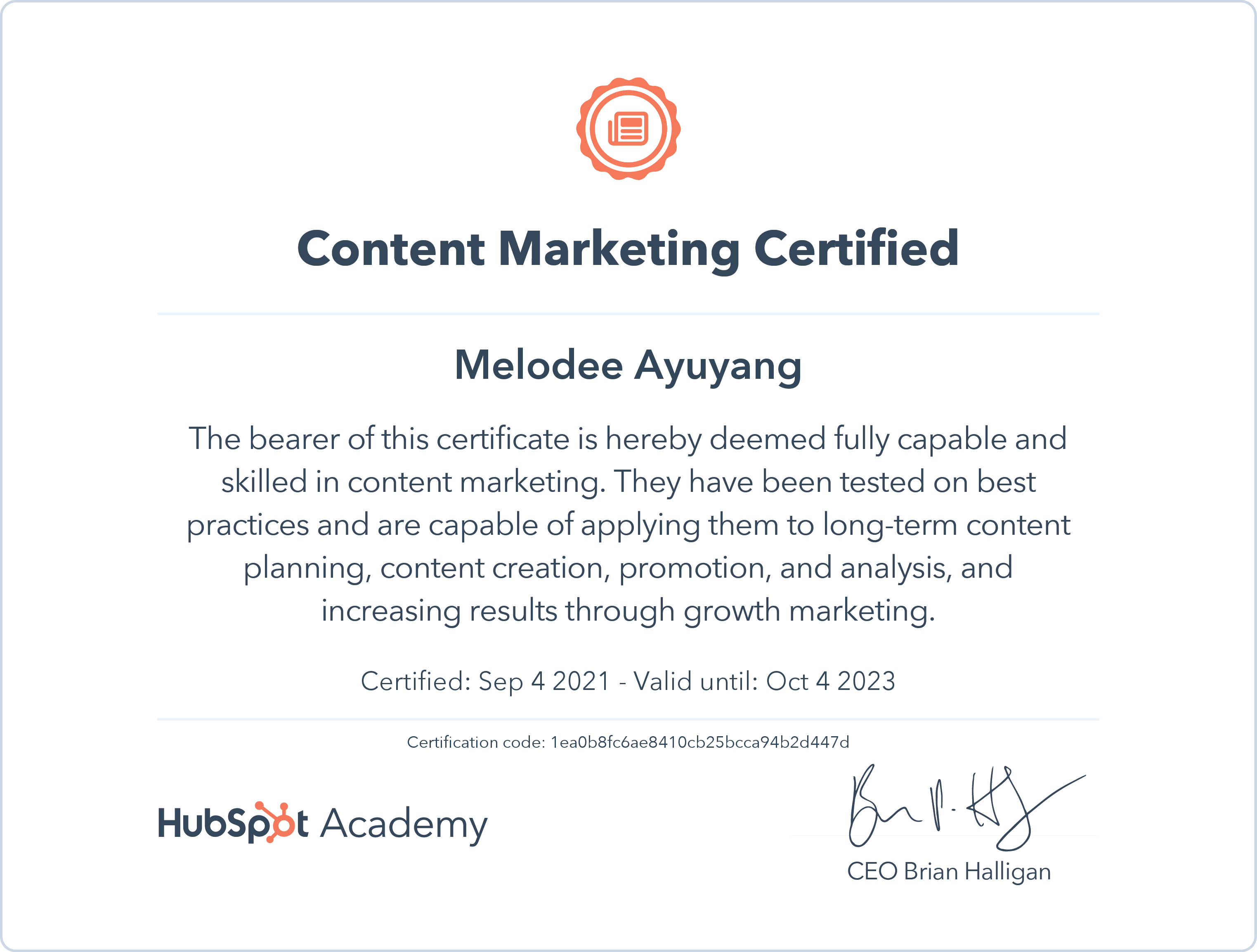 HubSpot Content Marketing Course