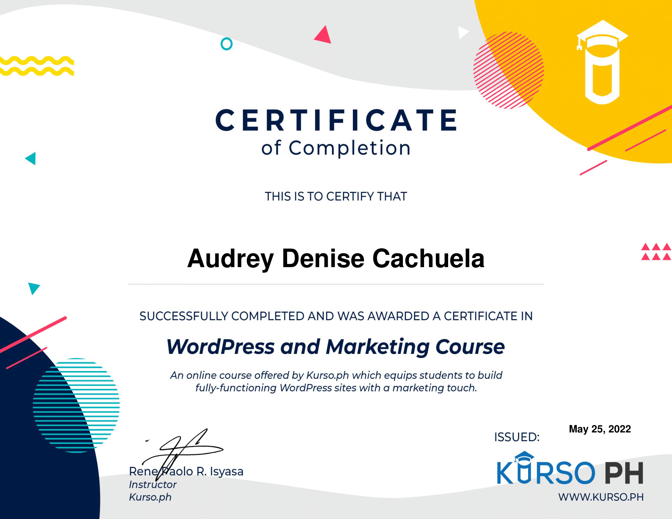 WordPress and Marketing Course