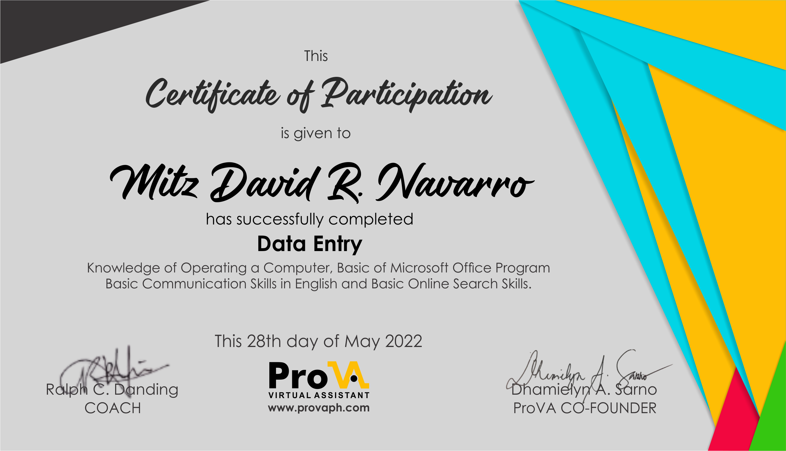Data Entry In-depth Course