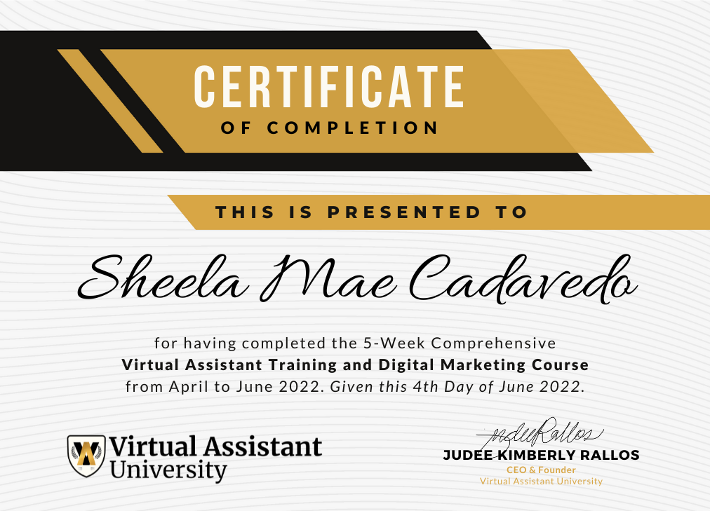 VIRTUAL  ASSISTANT TRAINING AND DIGITAL MARKETING COURSE