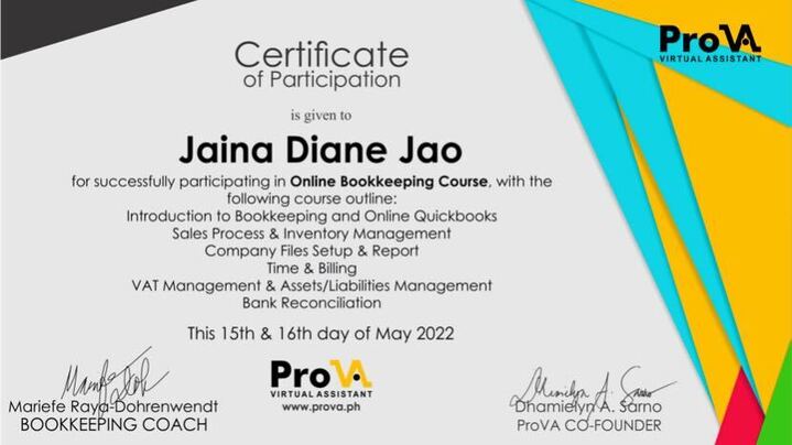 Bookkeeping