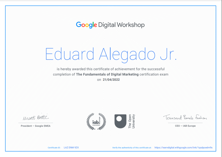 Google Digital Workshop