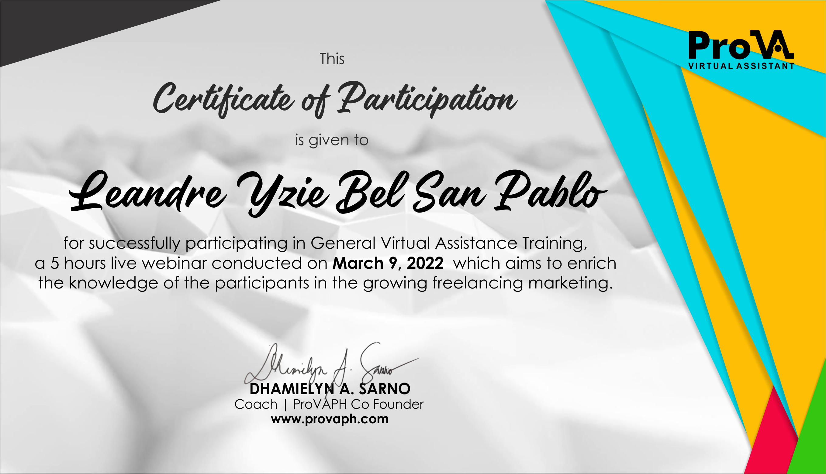 PRO VA: General Virtual Assistance Training