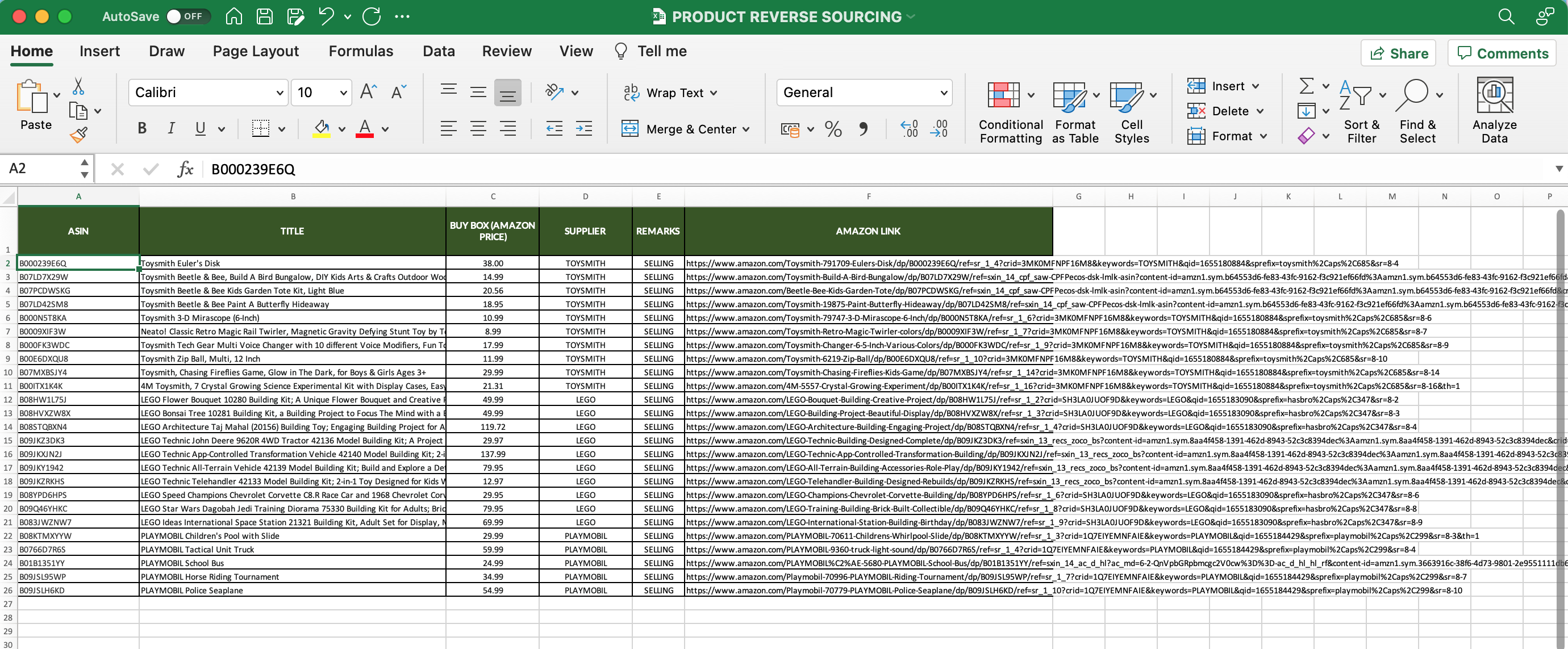 Product Reverse Sourcing_Proof of Training