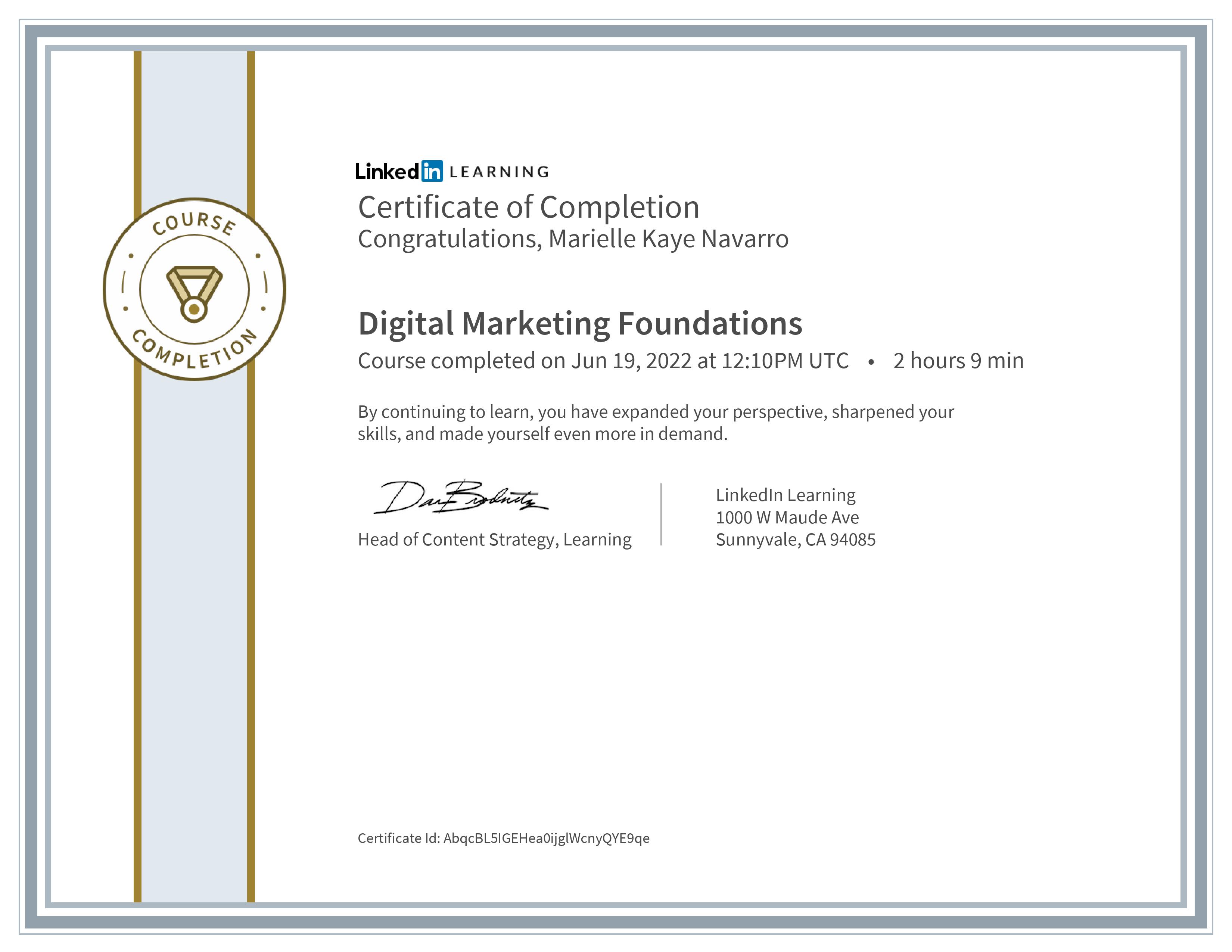 Digital Marketing Foundations