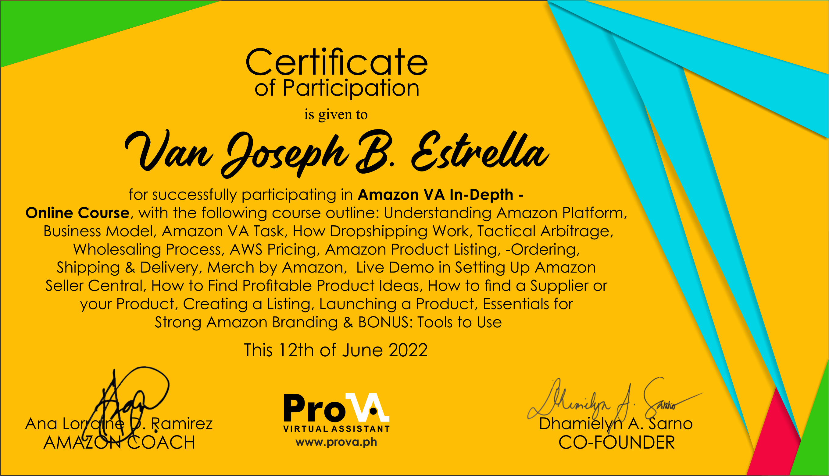 PROVA - In-Depth- Amazon Virtual Assitant Online Course